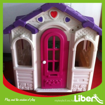 De alta calidad LLDPE niños patio interior de juegos de plástico Play House para la venta de calidad garantizada